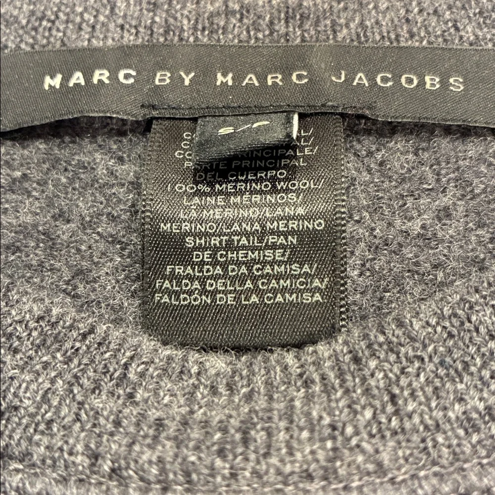 Marc By Marc Jacobs Gray minimalist quiet luxury Sweater